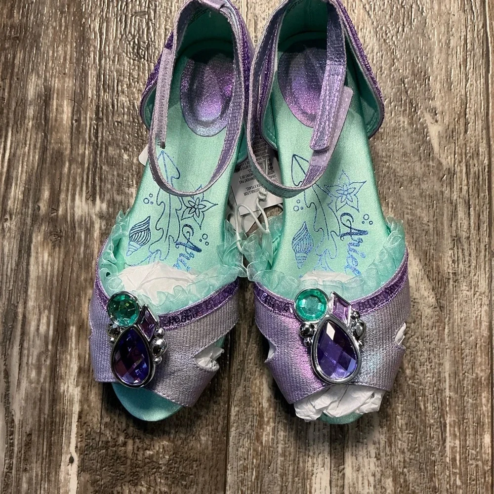 Disney Ariel Purple and Blue Shoes Size 2/3